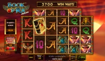Spielbildschirm von Book of Ra Deluxe Win Ways